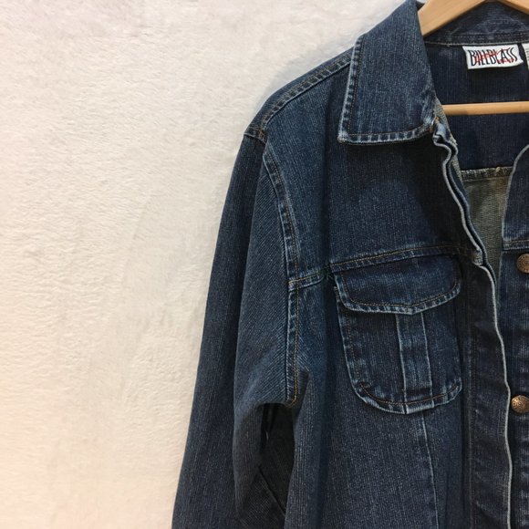 Bill Blass Twill Jean Jacket Vintage - Picture 6 of 16